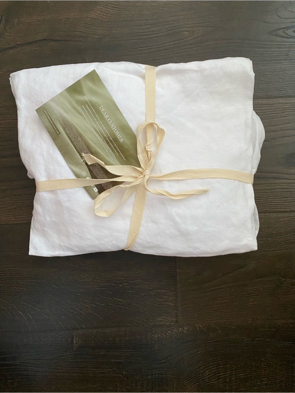 Simple & Opulence 100% Linen Twin Fitted Sheet